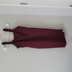 Ann Taylor LOFT Burgundy Dress